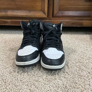 Boys Air Jordan 1 Mid - Black and White